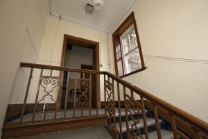 Mid Wales Hospital, September 2010,  Main Entrance Staircase